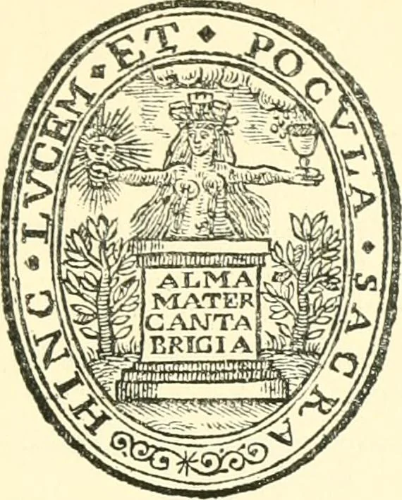 An illustration from A catalogue of books printed at or relating to the University, town & county of Cambridge, from 1521 to 1893, with bibliographical and biographical notes, 1894, leaf 36
