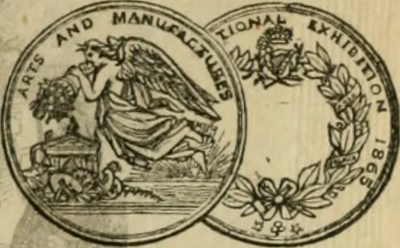 An illustration from Catalogue of the British Section : containing a list of the exhibitors of the United Kingdom and its colonies, and the objects which they exhibit : in English, French, German, and Italian : with statistical introductions and an appendix in which many of the objects exhibited are more fully described, 1867, leaf 1