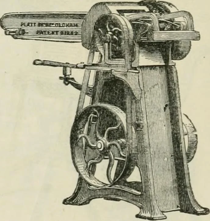 An illustration from Catalogue of the British Section : containing a list of the exhibitors of the United Kingdom and its colonies, and the objects which they exhibit : in English, French, German, and Italian : with statistical introductions and an appendix in which many of the objects exhibited are more fully described, 1867, leaf 1011