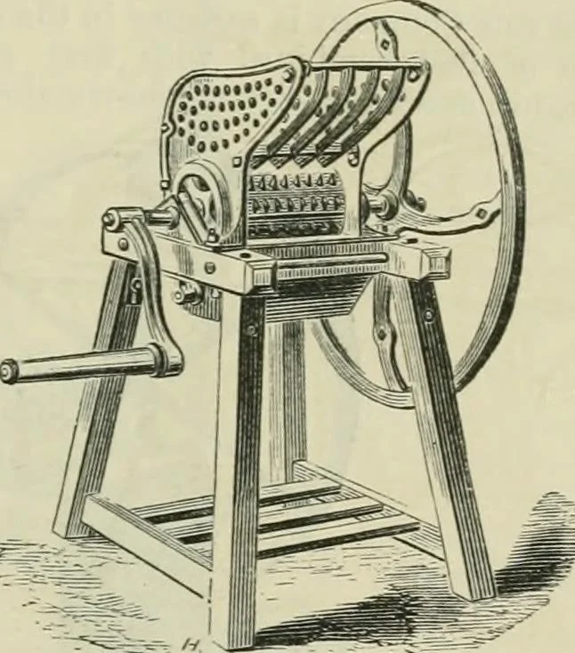 An illustration from Catalogue of the British Section : containing a list of the exhibitors of the United Kingdom and its colonies, and the objects which they exhibit : in English, French, German, and Italian : with statistical introductions and an appendix in which many of the objects exhibited are more fully described, 1867, leaf 1012