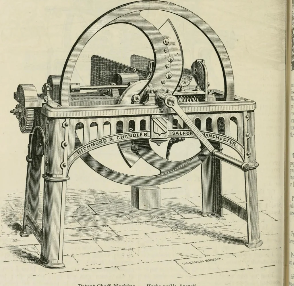 An illustration from Catalogue of the British Section : containing a list of the exhibitors of the United Kingdom and its colonies, and the objects which they exhibit : in English, French, German, and Italian : with statistical introductions and an appendix in which many of the objects exhibited are more fully described, 1867, leaf 1021