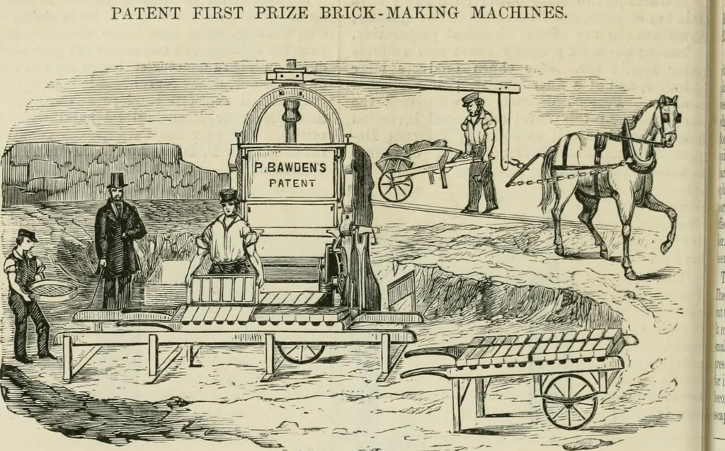 An illustration from Catalogue of the British Section : containing a list of the exhibitors of the United Kingdom and its colonies, and the objects which they exhibit : in English, French, German, and Italian : with statistical introductions and an appendix in which many of the objects exhibited are more fully described, 1867, leaf 1025