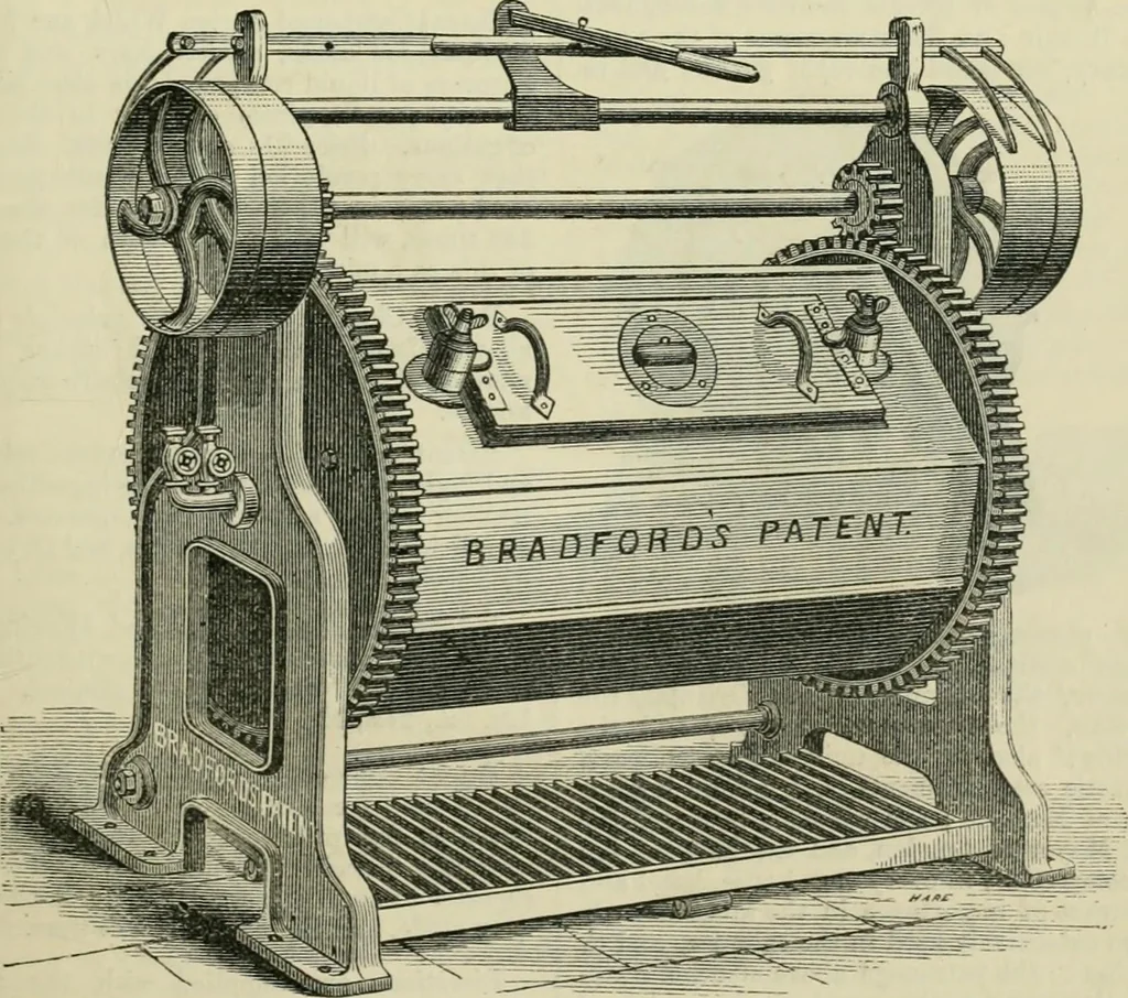 An illustration from Catalogue of the British Section : containing a list of the exhibitors of the United Kingdom and its colonies, and the objects which they exhibit : in English, French, German, and Italian : with statistical introductions and an appendix in which many of the objects exhibited are more fully described, 1867, leaf 1028