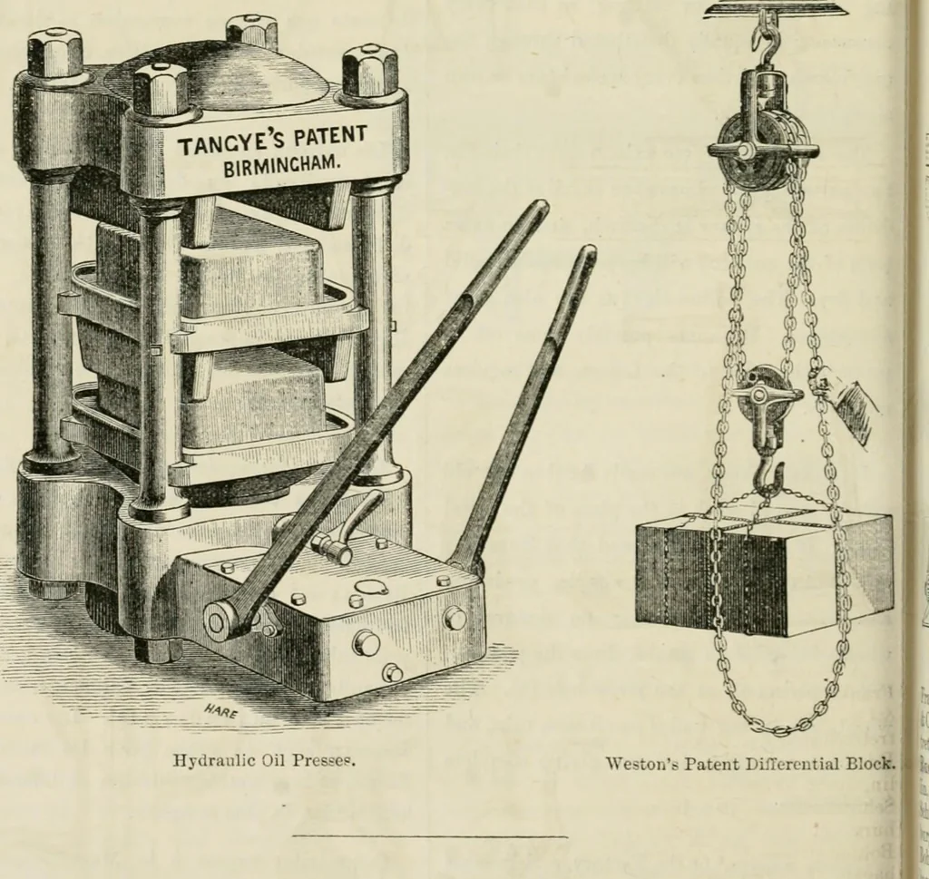 An illustration from Catalogue of the British Section : containing a list of the exhibitors of the United Kingdom and its colonies, and the objects which they exhibit : in English, French, German, and Italian : with statistical introductions and an appendix in which many of the objects exhibited are more fully described, 1867, leaf 1043