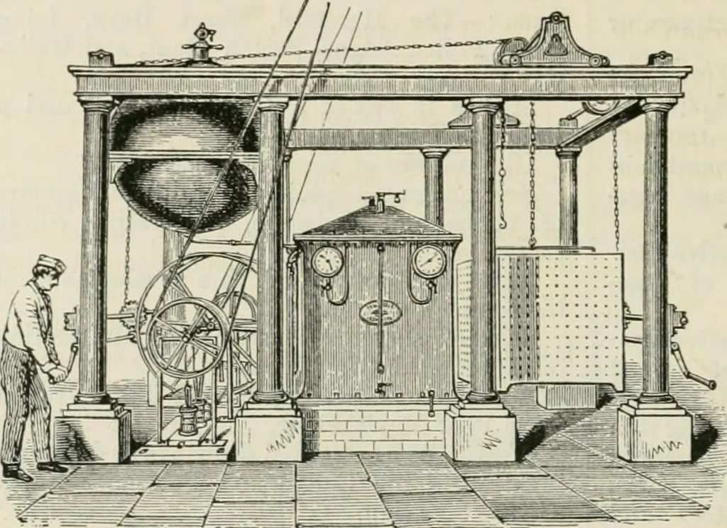 An illustration from Catalogue of the British Section : containing a list of the exhibitors of the United Kingdom and its colonies, and the objects which they exhibit : in English, French, German, and Italian : with statistical introductions and an appendix in which many of the objects exhibited are more fully described, 1867, leaf 1147