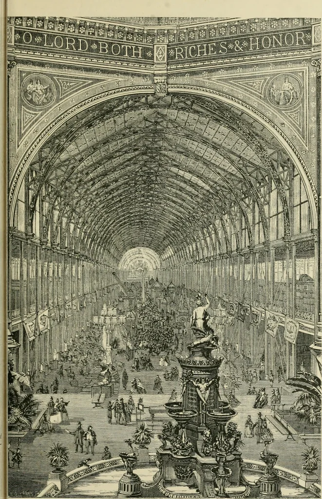 An illustration from Catalogue of the British Section : containing a list of the exhibitors of the United Kingdom and its colonies, and the objects which they exhibit : in English, French, German, and Italian : with statistical introductions and an appendix in which many of the objects exhibited are more fully described, 1867, leaf 42