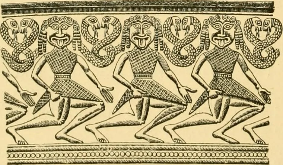 An illustration from Catalogue of the bronzes, Greek, Roman, and Etruscan, in the Department of Greek and Roman Antiquities, British Museum, 1899, leaf 151