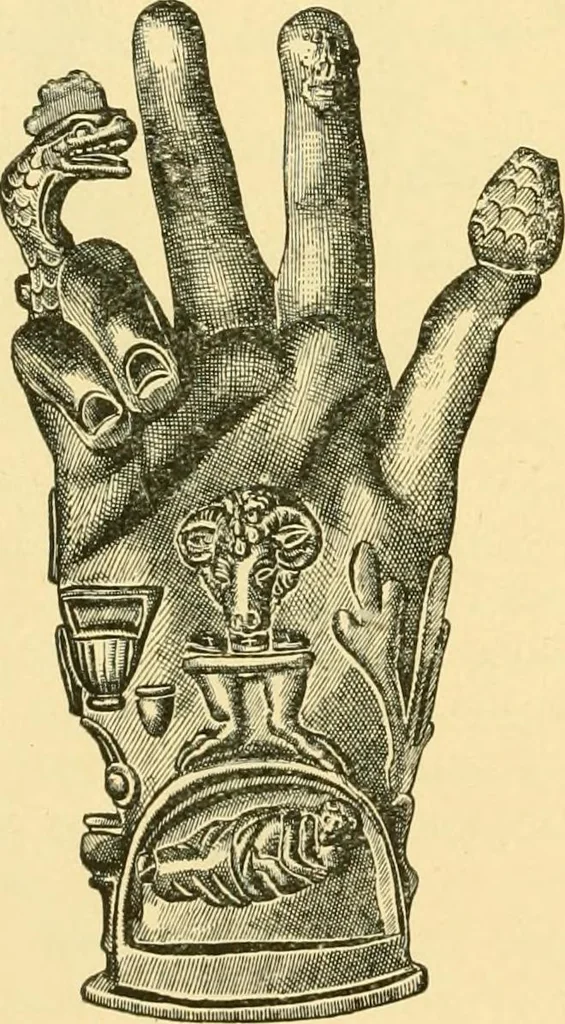 An illustration from Catalogue of the bronzes, Greek, Roman, and Etruscan, in the Department of Greek and Roman Antiquities, British Museum, 1899, leaf 233