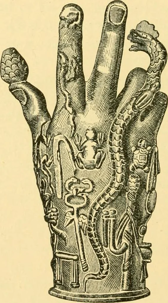 An illustration from Catalogue of the bronzes, Greek, Roman, and Etruscan, in the Department of Greek and Roman Antiquities, British Museum, 1899, leaf 233