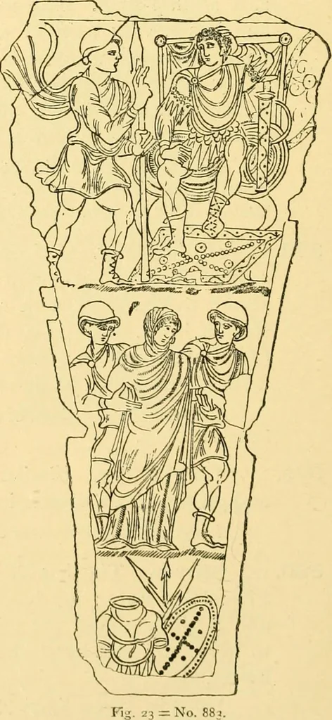 An illustration from Catalogue of the bronzes, Greek, Roman, and Etruscan, in the Department of Greek and Roman Antiquities, British Museum, 1899, leaf 235