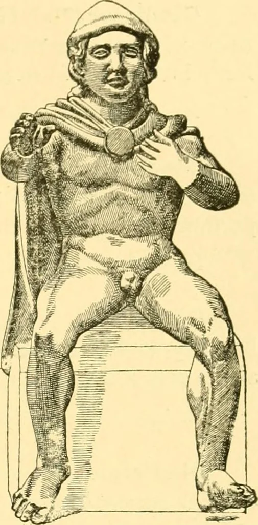 An illustration from Catalogue of the bronzes, Greek, Roman, and Etruscan, in the Department of Greek and Roman Antiquities, British Museum, 1899, leaf 332