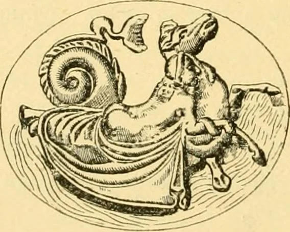 An illustration from Catalogue of the bronzes, Greek, Roman, and Etruscan, in the Department of Greek and Roman Antiquities, British Museum, 1899, leaf 381