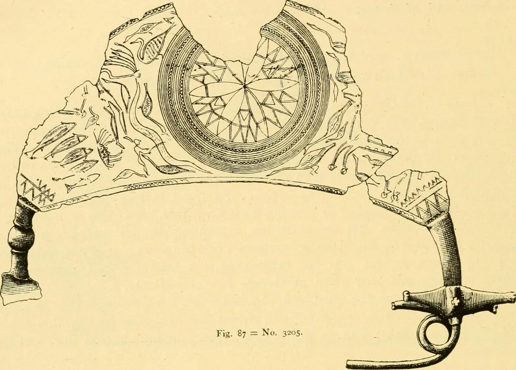 An illustration from Catalogue of the bronzes, Greek, Roman, and Etruscan, in the Department of Greek and Roman Antiquities, British Museum, 1899, leaf 447