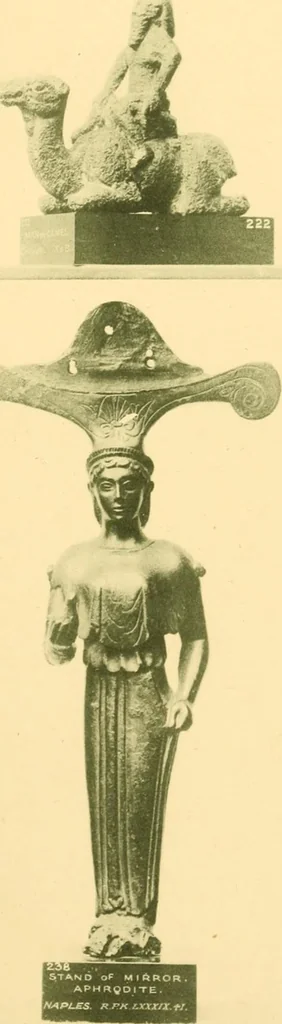 An illustration from Catalogue of the bronzes, Greek, Roman, and Etruscan, in the Department of Greek and Roman Antiquities, British Museum, 1899, leaf 472