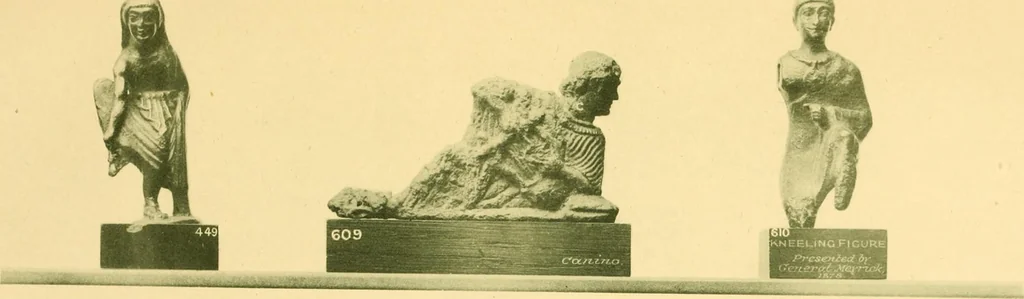 An illustration from Catalogue of the bronzes, Greek, Roman, and Etruscan, in the Department of Greek and Roman Antiquities, British Museum, 1899, leaf 492