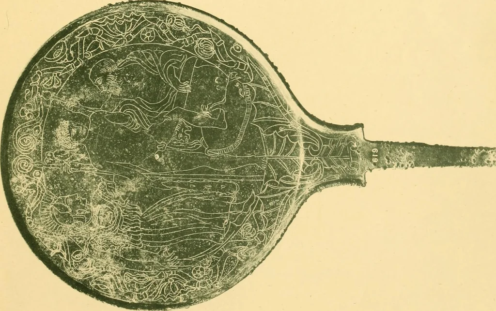 An illustration from Catalogue of the bronzes, Greek, Roman, and Etruscan, in the Department of Greek and Roman Antiquities, British Museum, 1899, leaf 504