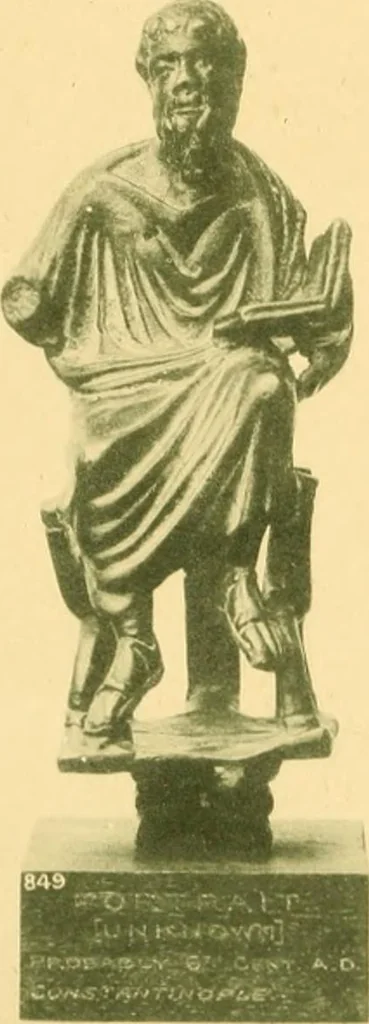 An illustration from Catalogue of the bronzes, Greek, Roman, and Etruscan, in the Department of Greek and Roman Antiquities, British Museum, 1899, leaf 518