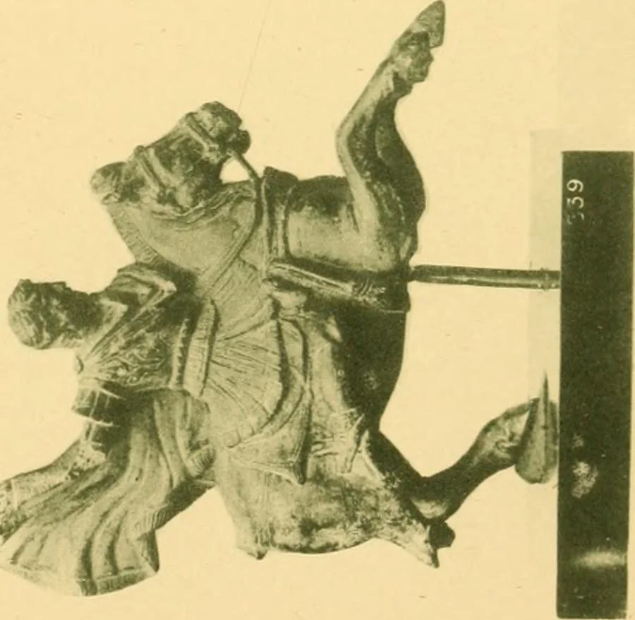 An illustration from Catalogue of the bronzes, Greek, Roman, and Etruscan, in the Department of Greek and Roman Antiquities, British Museum, 1899, leaf 518