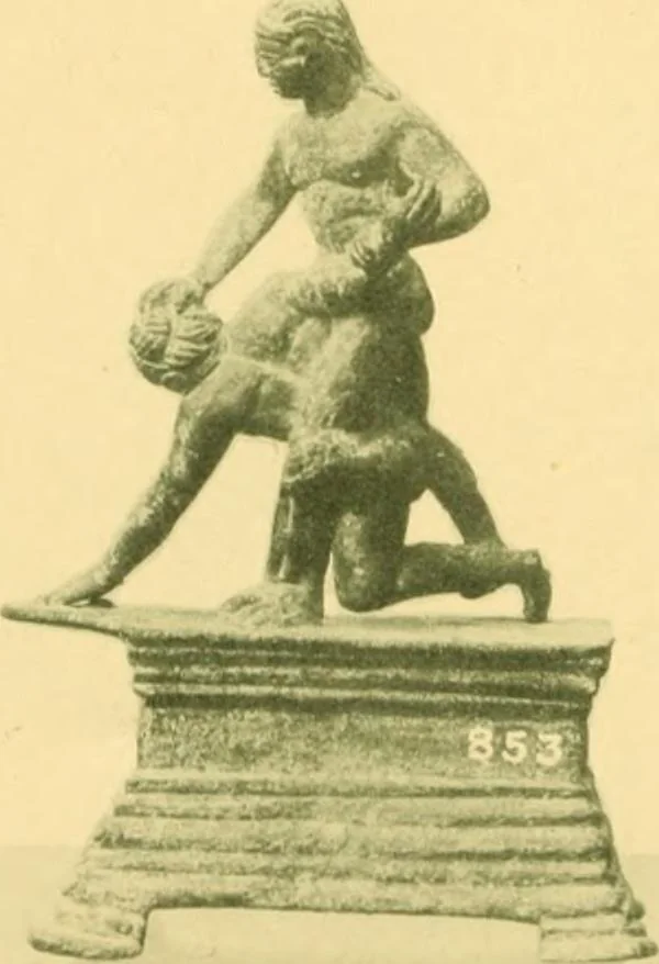 An illustration from Catalogue of the bronzes, Greek, Roman, and Etruscan, in the Department of Greek and Roman Antiquities, British Museum, 1899, leaf 520