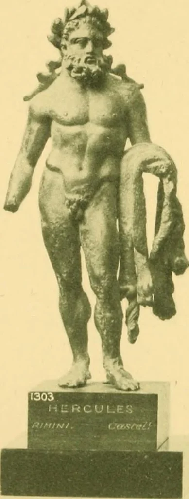 An illustration from Catalogue of the bronzes, Greek, Roman, and Etruscan, in the Department of Greek and Roman Antiquities, British Museum, 1899, leaf 520