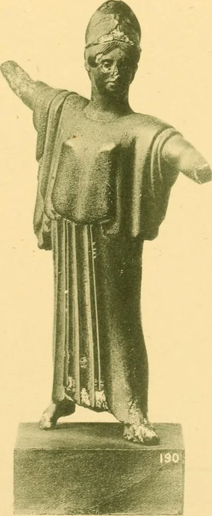An illustration from Catalogue of the bronzes, Greek, Roman, and Etruscan, in the Department of Greek and Roman Antiquities, British Museum, 1899, leaf 524
