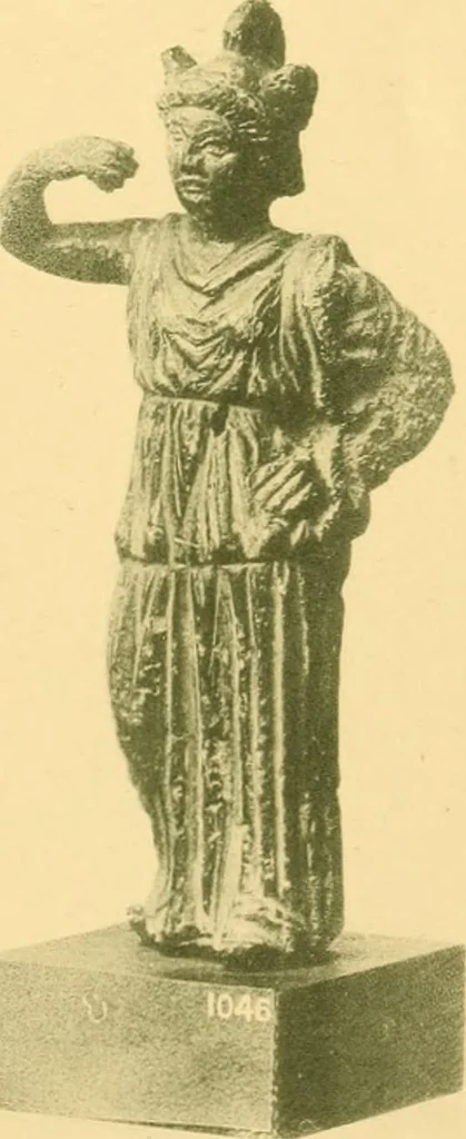 An illustration from Catalogue of the bronzes, Greek, Roman, and Etruscan, in the Department of Greek and Roman Antiquities, British Museum, 1899, leaf 524