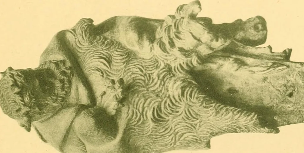 An illustration from Catalogue of the bronzes, Greek, Roman, and Etruscan, in the Department of Greek and Roman Antiquities, British Museum, 1899, leaf 526