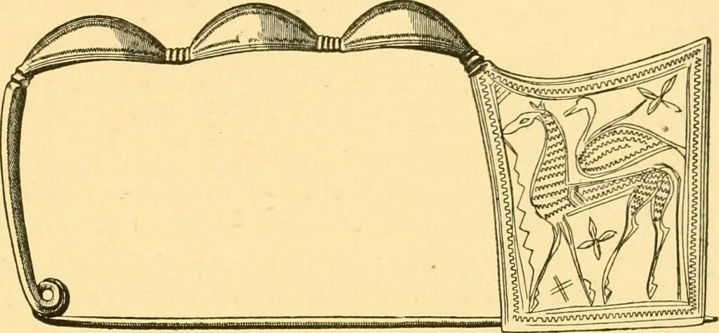 An illustration from Catalogue of the bronzes, Greek, Roman, and Etruscan, in the Department of Greek and Roman Antiquities, British Museum, 1899, leaf 82