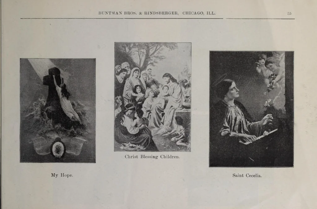 An illustration from Catalogue of Buntman Bros. & Rindsberger : manufacturer and jobber in picture frames, mirrors, sheet pictures and art novelties, 1890, leaf 65