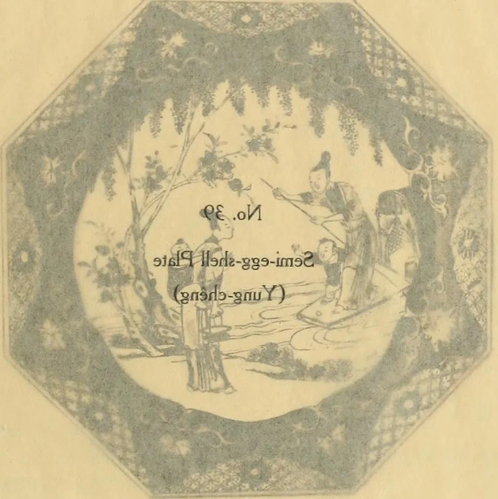 An illustration from A catalogue of Chinese porcelains collected by Mr. and Mrs. Charles P. Taft, Cincinnati, Ohio, with notes and illustrations, comp. and described by John Getz, 1904, leaf 148