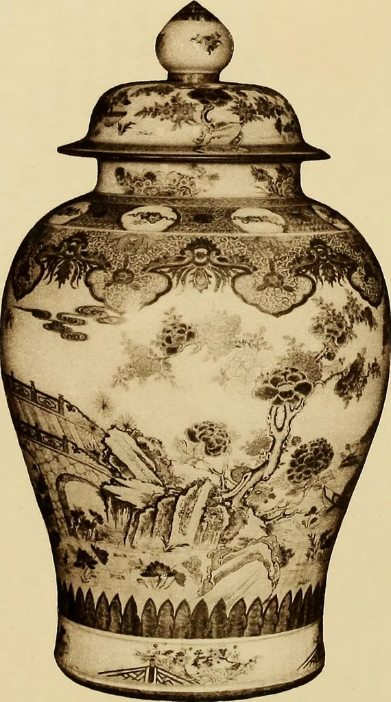 An illustration from A catalogue of Chinese porcelains collected by Mr. and Mrs. Charles P. Taft, Cincinnati, Ohio, with notes and illustrations, comp. and described by John Getz, 1904, leaf 168