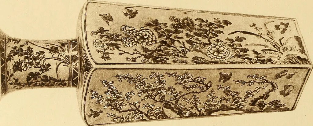 An illustration from A catalogue of Chinese porcelains collected by Mr. and Mrs. Charles P. Taft, Cincinnati, Ohio, with notes and illustrations, comp. and described by John Getz, 1904, leaf 17