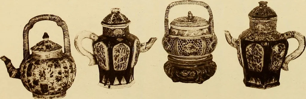 An illustration from A catalogue of Chinese porcelains collected by Mr. and Mrs. Charles P. Taft, Cincinnati, Ohio, with notes and illustrations, comp. and described by John Getz, 1904, leaf 182