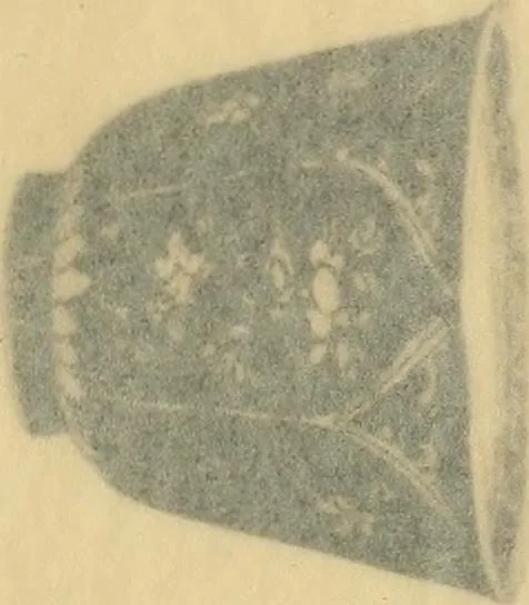 An illustration from A catalogue of Chinese porcelains collected by Mr. and Mrs. Charles P. Taft, Cincinnati, Ohio, with notes and illustrations, comp. and described by John Getz, 1904, leaf 196