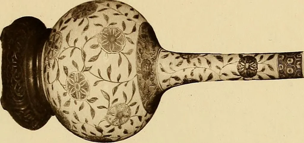 An illustration from A catalogue of Chinese porcelains collected by Mr. and Mrs. Charles P. Taft, Cincinnati, Ohio, with notes and illustrations, comp. and described by John Getz, 1904, leaf 206