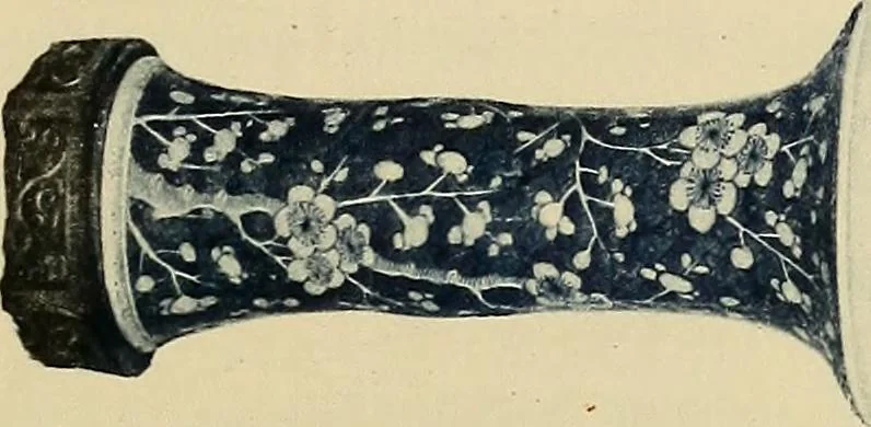 An illustration from A catalogue of Chinese porcelains collected by Mr. and Mrs. Charles P. Taft, Cincinnati, Ohio, with notes and illustrations, comp. and described by John Getz, 1904, leaf 52