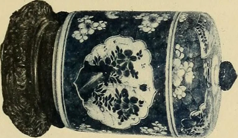 An illustration from A catalogue of Chinese porcelains collected by Mr. and Mrs. Charles P. Taft, Cincinnati, Ohio, with notes and illustrations, comp. and described by John Getz, 1904, leaf 52