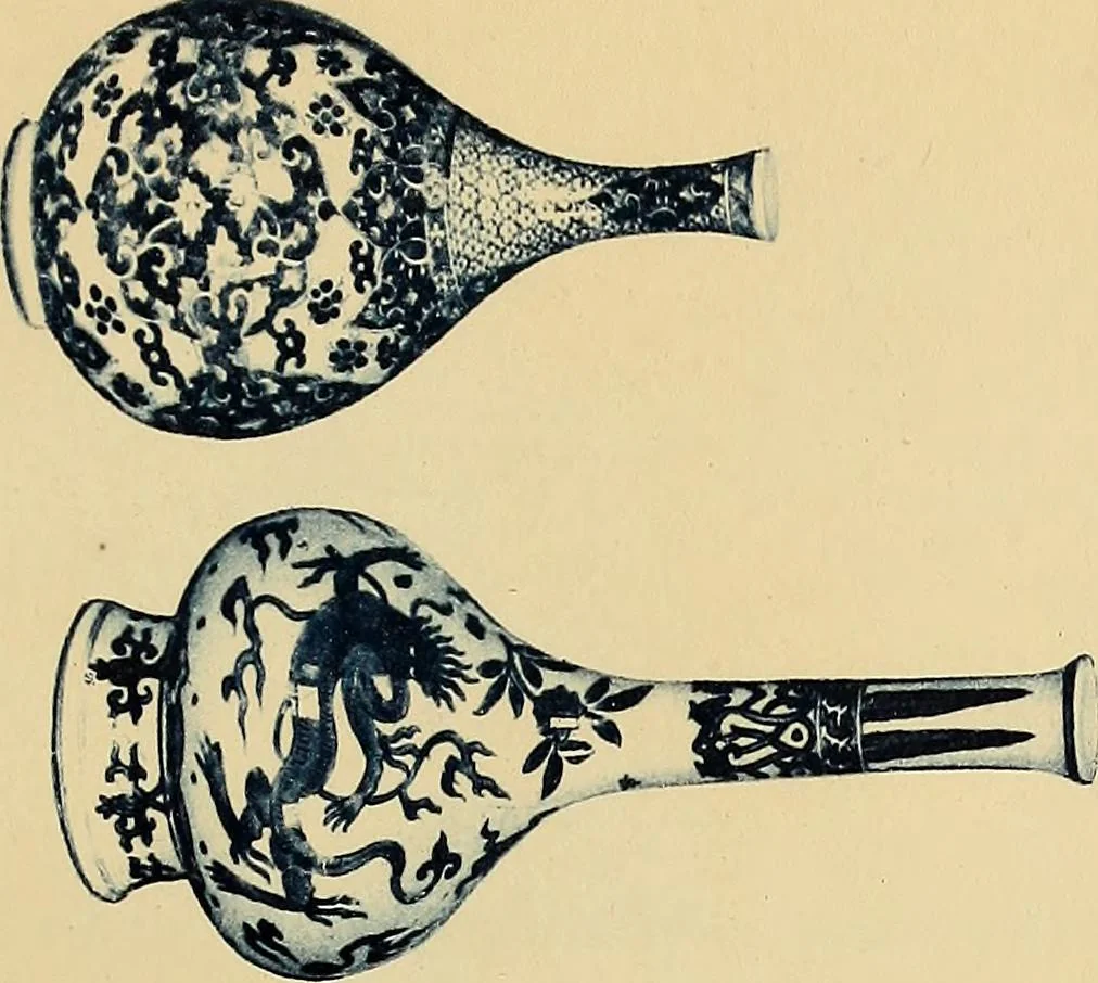 An illustration from A catalogue of Chinese porcelains collected by Mr. and Mrs. Charles P. Taft, Cincinnati, Ohio, with notes and illustrations, comp. and described by John Getz, 1904, leaf 76