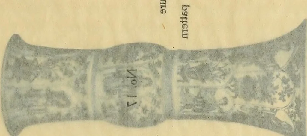 An illustration from A catalogue of Chinese porcelains collected by Mr. and Mrs. Charles P. Taft, Cincinnati, Ohio, with notes and illustrations, comp. and described by John Getz, 1904, leaf 82