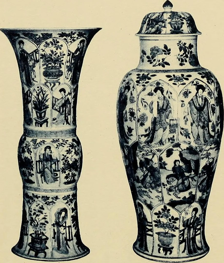 An illustration from A catalogue of Chinese porcelains collected by Mr. and Mrs. Charles P. Taft, Cincinnati, Ohio, with notes and illustrations, comp. and described by John Getz, 1904, leaf 84