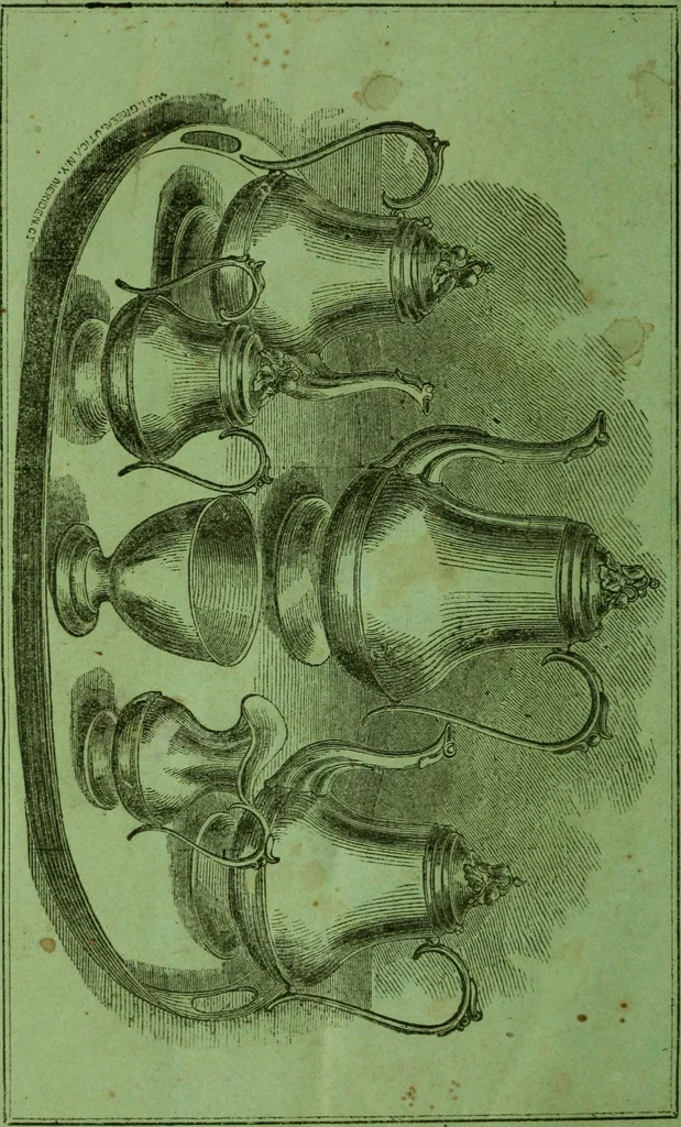 An illustration from Catalogue of china, glass, and crockery ware, cutlery, housefurnishing goods, &c, &c, &c., 1861, leaf 51