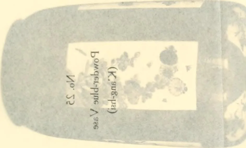 An illustration from A catalogue of Chinese porcelains collected by Mr. and Mrs. Charles P. Taft, Cincinnati, Ohio, with notes and illustrations, comp. and described by John Getz, 1904, leaf 102