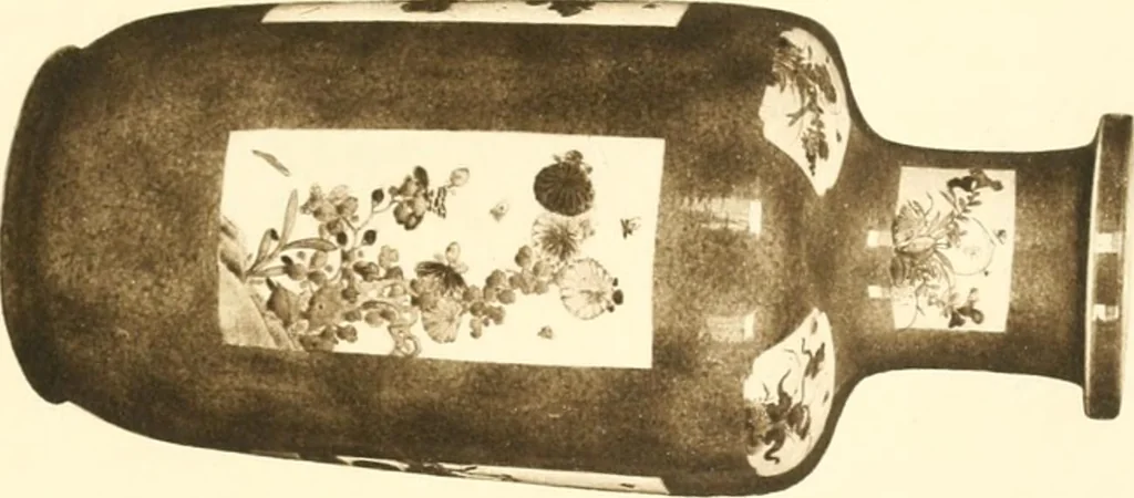 An illustration from A catalogue of Chinese porcelains collected by Mr. and Mrs. Charles P. Taft, Cincinnati, Ohio, with notes and illustrations, comp. and described by John Getz, 1904, leaf 104
