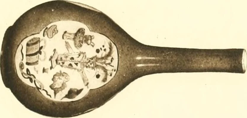 An illustration from A catalogue of Chinese porcelains collected by Mr. and Mrs. Charles P. Taft, Cincinnati, Ohio, with notes and illustrations, comp. and described by John Getz, 1904, leaf 112