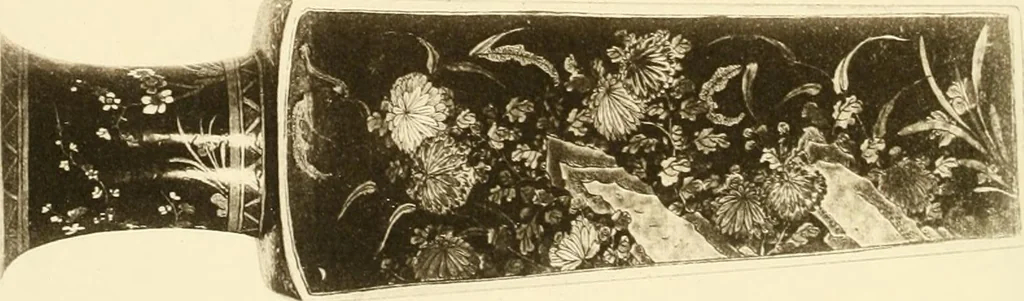 An illustration from A catalogue of Chinese porcelains collected by Mr. and Mrs. Charles P. Taft, Cincinnati, Ohio, with notes and illustrations, comp. and described by John Getz, 1904, leaf 13