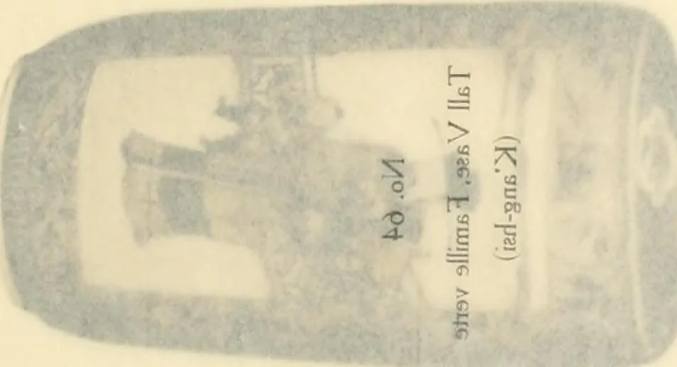 An illustration from A catalogue of Chinese porcelains collected by Mr. and Mrs. Charles P. Taft, Cincinnati, Ohio, with notes and illustrations, comp. and described by John Getz, 1904, leaf 216
