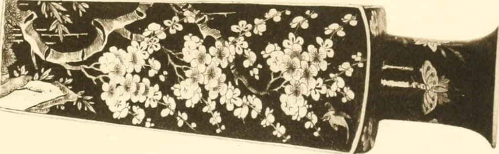 An illustration from A catalogue of Chinese porcelains collected by Mr. and Mrs. Charles P. Taft, Cincinnati, Ohio, with notes and illustrations, comp. and described by John Getz, 1904, leaf 268