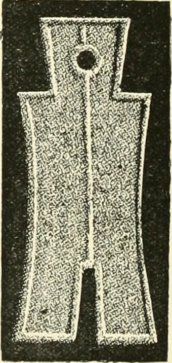 An illustration from Catalogue of Chinese coins from the VIIth cent. B. C., to A. D. 621. including the series in the Britis Museum, 1892, leaf 387