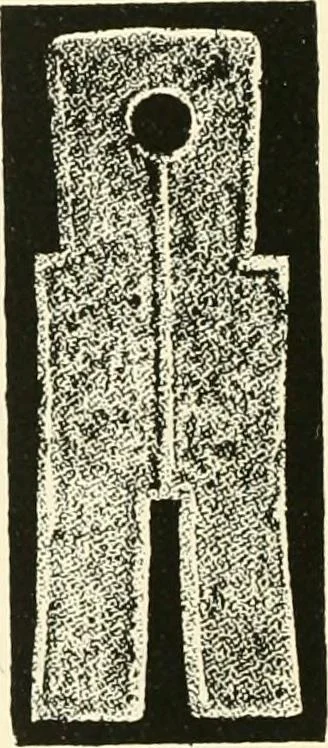 An illustration from Catalogue of Chinese coins from the VIIth cent. B. C., to A. D. 621. including the series in the Britis Museum, 1892, leaf 389