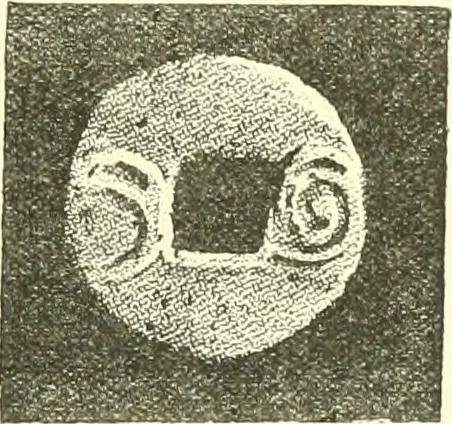 An illustration from Catalogue of Chinese coins from the VIIth cent. B. C., to A. D. 621. including the series in the Britis Museum, 1892, leaf 414